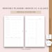 Month on Two Pages Printables for Personal Size Undated - Etsy