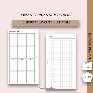 Printable budget planner, A5 inserts, Budget binder, Expense planner, Income tracker, Bills tracker, Digital finance planner, 066 image 6