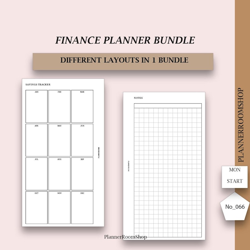 Printable budget planner, A5 inserts, Budget binder, Expense planner, Income tracker, Bills tracker, Digital finance planner, 066 image 6