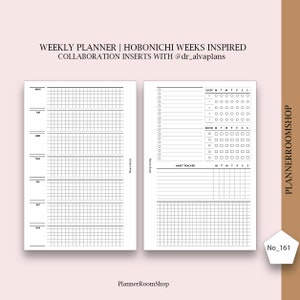 Hobonichi Weeks Inspired, Printable Planner Insert, Franclin Covey ...
