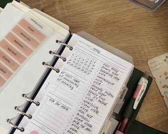 A5 Planner Inserts, Monthly Overview Printable, Month on a Page, Month at a Glance, Monthly on 1 Page, Monthly Planner, 112