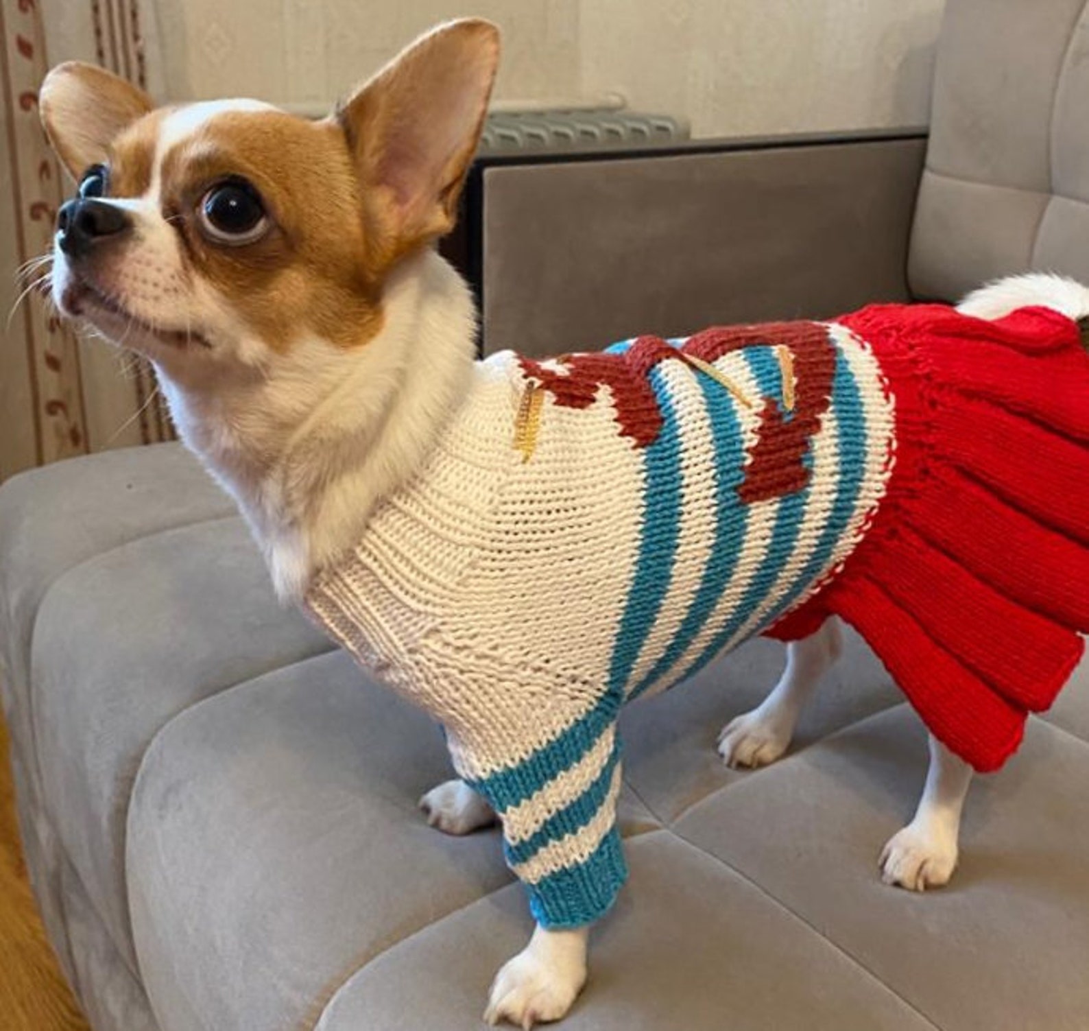 Dog Clothes Small Dog Dress Chihuahua Clothes Holiday Etsy