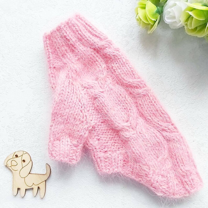 Dog clothes Fluffy dog sweater for chihuahua or other small | Etsy