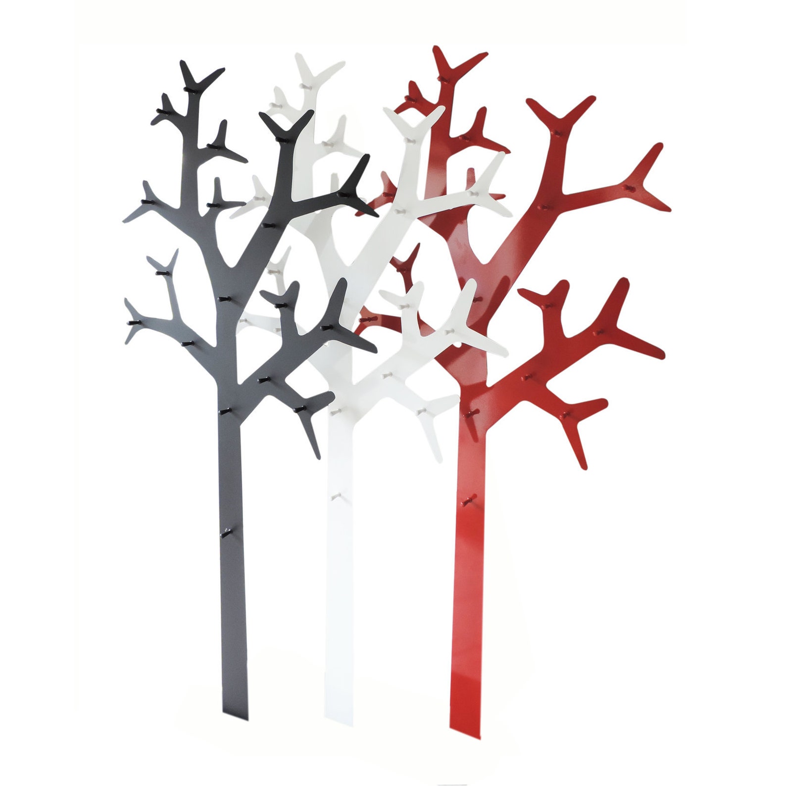 Coat Hanger Wall Mount / Metal Tree / Modern Hanger / Wall Etsy