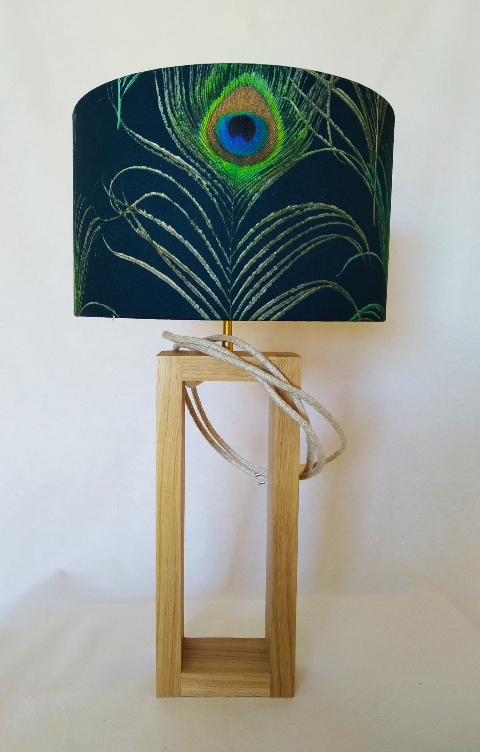 Abat-Jour Plume de Paon