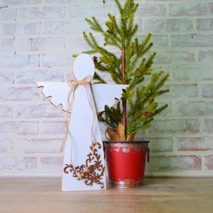 Christmas Angels...Primitive Angels...Rustic Angels...Christmas Decor...Angels...Farmhouse Angels...Wood Angels