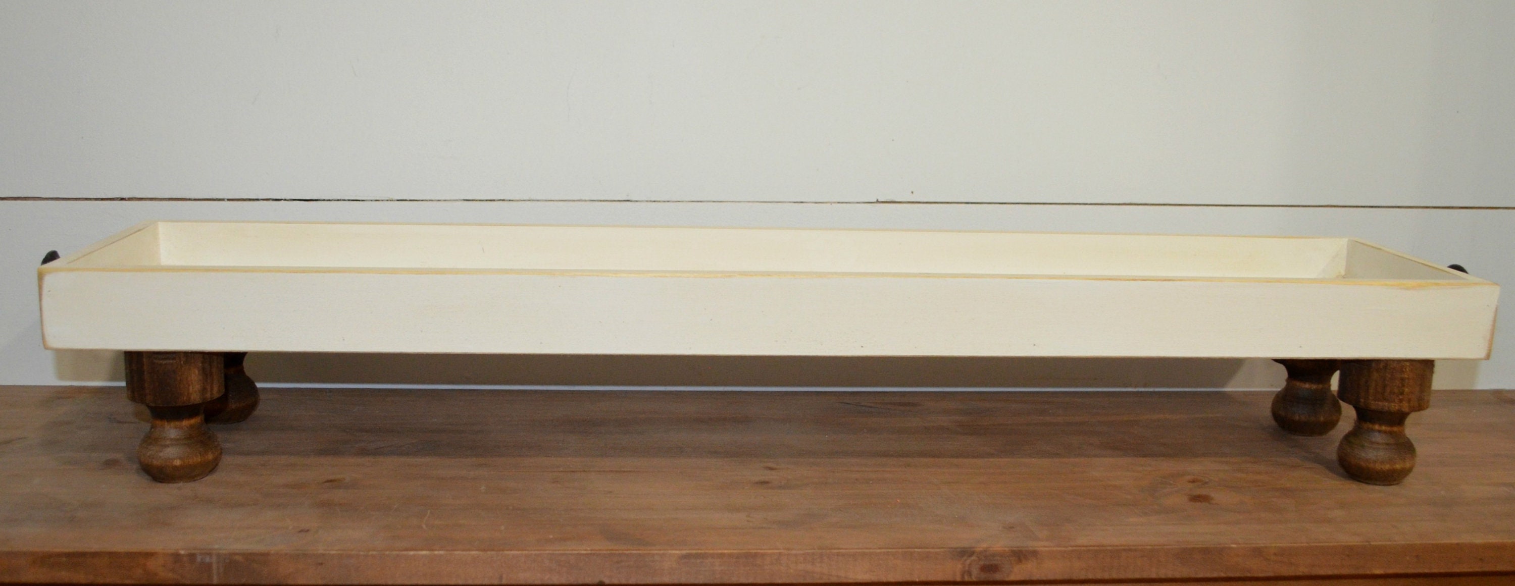 Farmhoouse Riser Extra Large Farmhouse Wood Riser...white Riser...wood Stand...farmhouse ...