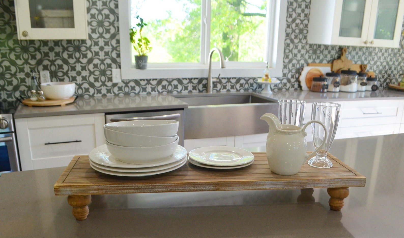 Timber Kitchen Riser XL Farmhouse Chunky Wood Riser...kitchen Island Stand...farmhouse Riser ...