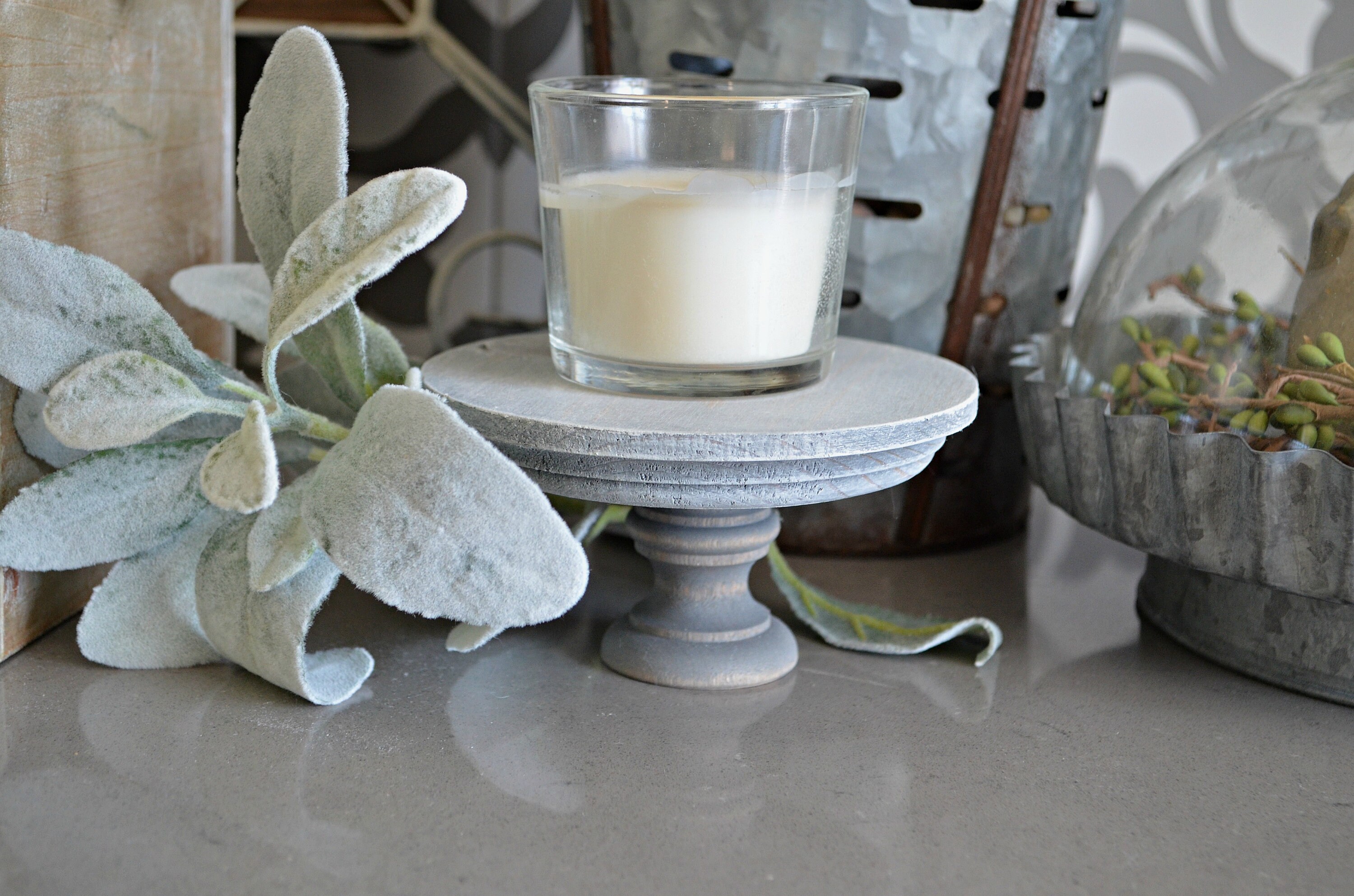 Gray Weathered Wood Riser...mini Riser...farmhouse | Etsy