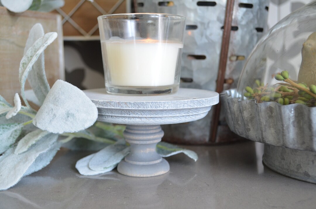 Gray Weathered Wood Riser...mini Riser...farmhouse Decor...wood Stand ...