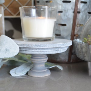 Gray Weathered Wood Riser...Mini Riser...Farmhouse Decor...Wood Stand...Farmhouse Riser...Pedestal...Tiered Tray Decor...