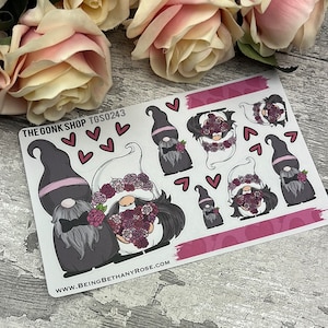 Bruiloft Gonk Gnome planner dagboek Stickers (TGS0243)