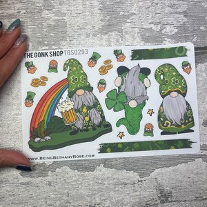 Gonk scene - St Patricks Day Gonk Stickers (TGS0293)