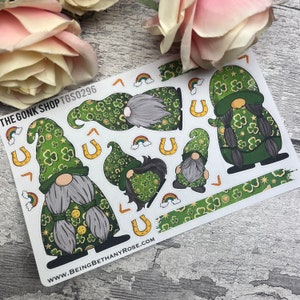 St Patricks Gonk Stickers (TGS0296)