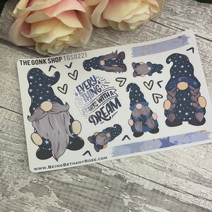 Sterrennacht Gonk / Kabouter - Planner Stickers | Journalling / Bullet Journal (TGS0221)