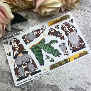 Autocollants Country Cowprint Gonk Gnome (TGS0297)