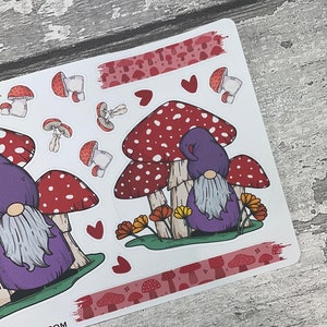 Paddestoel / Paddenstoel Scène Gonk Planner Journal Stickers (TGS0232)
