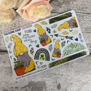 Planta de la casa Gonk / Gnome - Planner Stickers / Journalling / Bullet Journal (TGS0009)