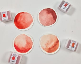 Aquarellfarben ROTTÖNE