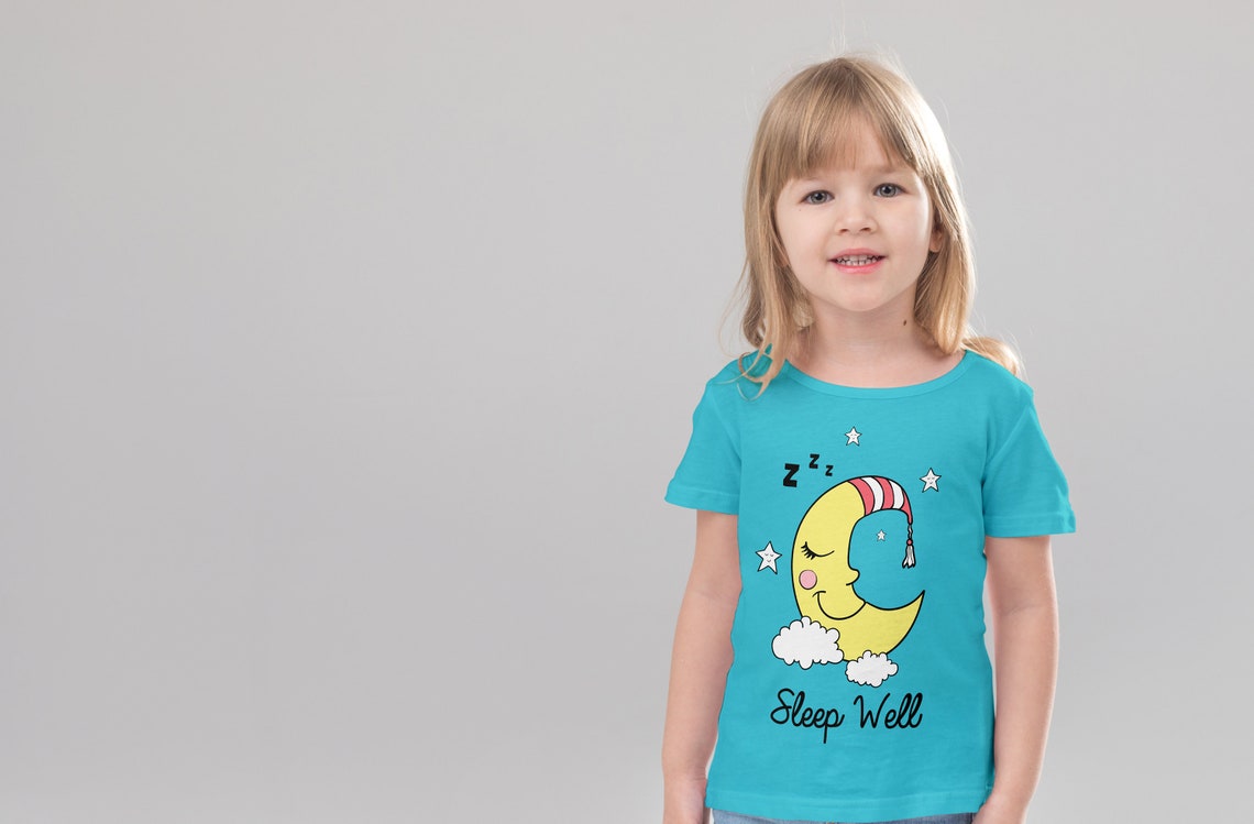 Kids Pajama T shirt Unisex T shirt Sleep Well Night Tshirt Etsy