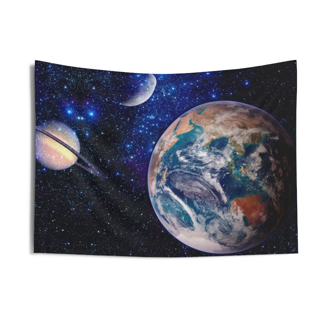 Earth Tapestry Tapestry Space Tapestry Globe Etsy