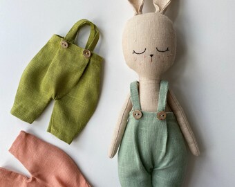 mint bunny crochet doll pattern