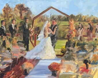 Kentucky Live Wedding Painter| Live Wedding Painting | Live Wedding Painter| KY Wedding Painter