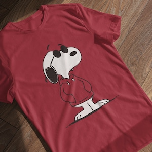 VINTAGE SNOOPY SHIRT / Cartoon Shirts / Charlie Brown, Woodstock, Joe Cool, Rare Snoopy