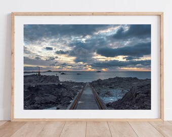 Photography - Seaview at Goury in Normandy in France