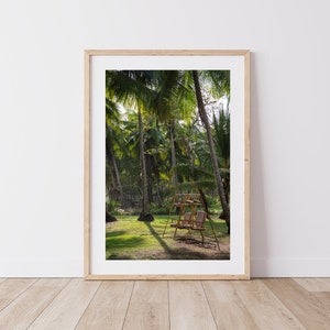 Photography - Swing in the middle of palmtrees close to Manuel Antonio in Costa Rica