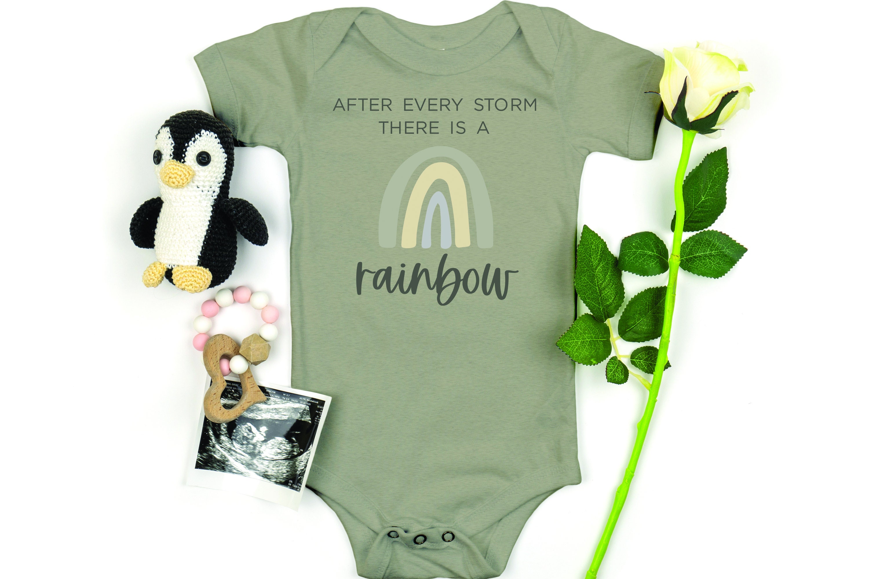 Download After Every Storm There Is A Rainbow Rainbow Baby Svg Ivf Pregnancy Announcement Ivf Baby Rainbow Ivf Little Miracle Newborn Baby Gift