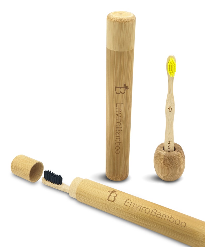 bamboo travel toothbrush holder
