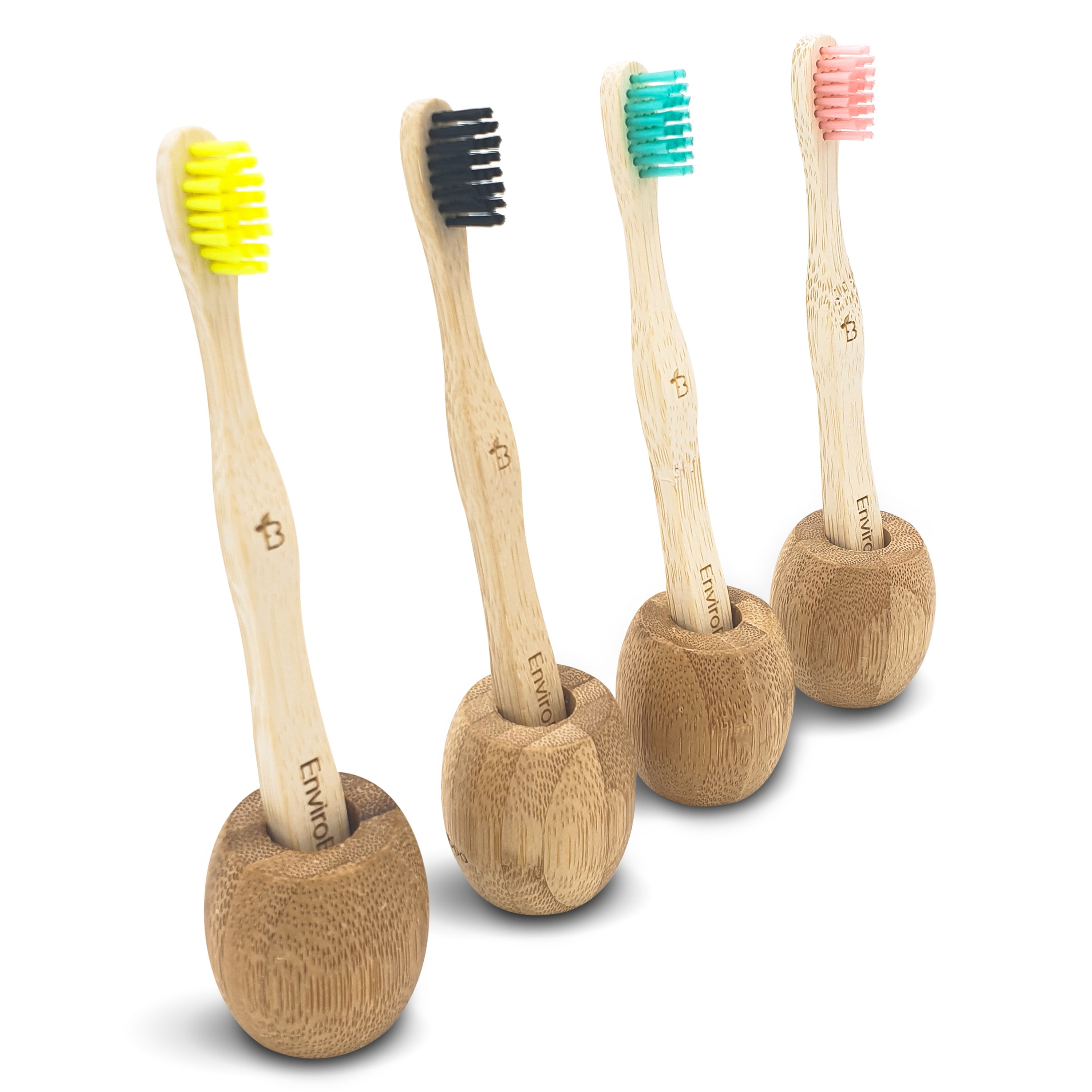 Bamboo Toothbrush Holder Bamboo Toothbrush Stand Wooden Etsy UK