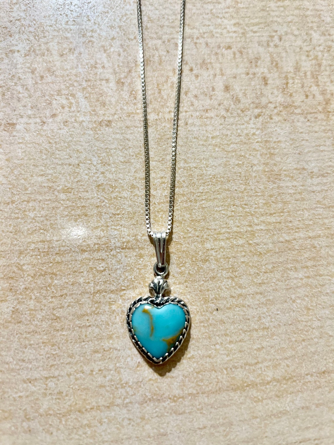 KB Turquoise Heart with Attachable Clasp