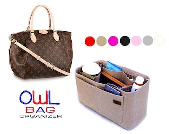 Handbag Organizer with Detachable Zipper Top Style for OntheGo PM, MM and  GM (More colors available)