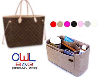 Felt Purse Organizer Insert, used for LV armpit bag, BUCI liner bag, inner  bag, storage and sorting bag2073blue