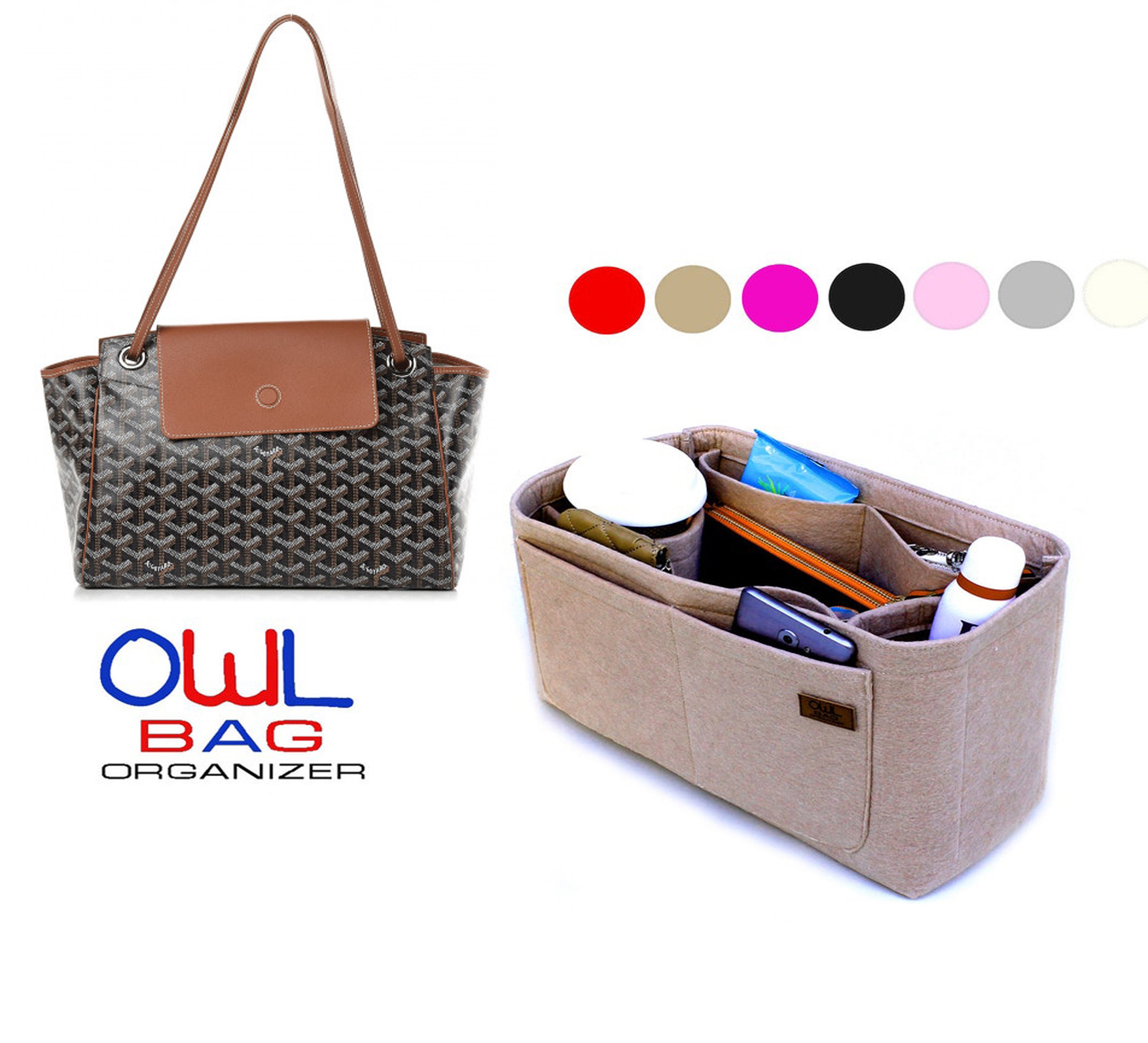 Anjou Bag Organizer / Goyard Anjou Tote Insert / Customizable 