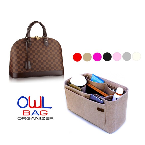 Louis Vuitton Alma Organizer Insert, Bag Organizer with Single Bottle Holder