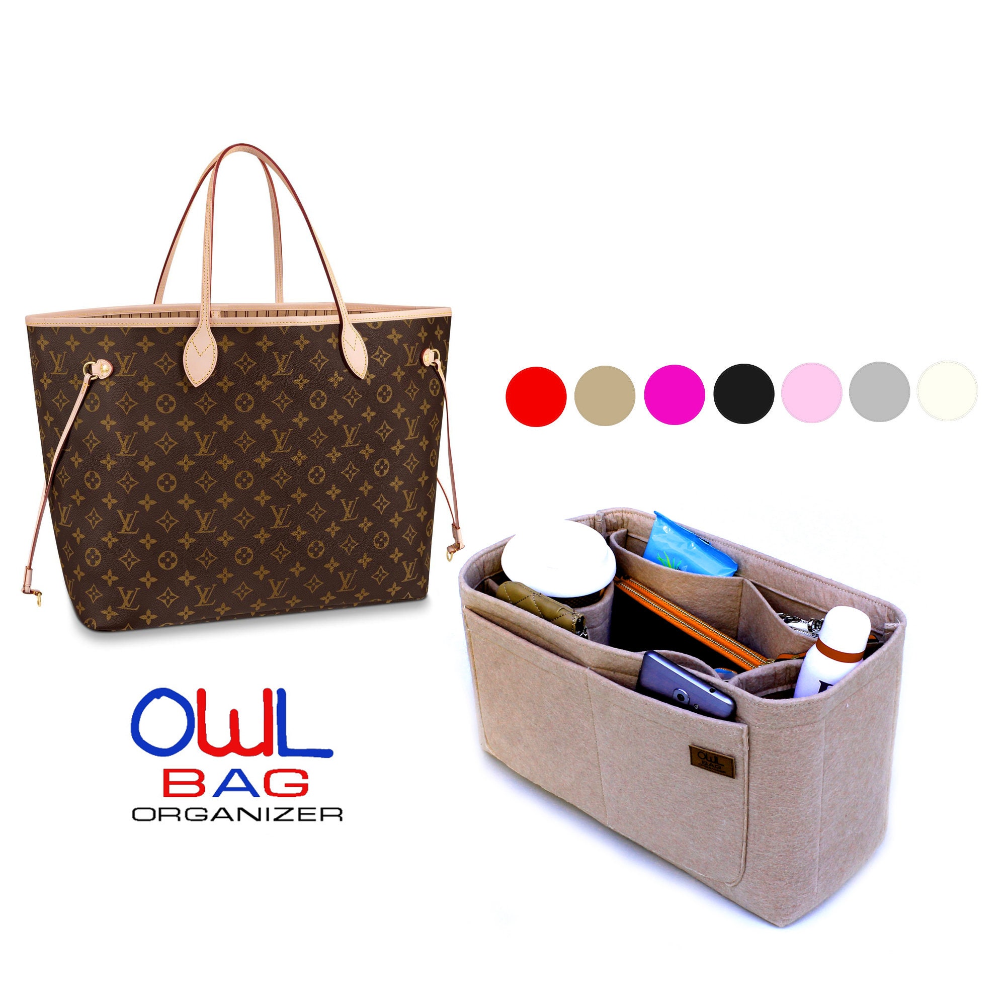 For [Onthego GM] Liner Insert Organizer On The Go OTG (Style B)