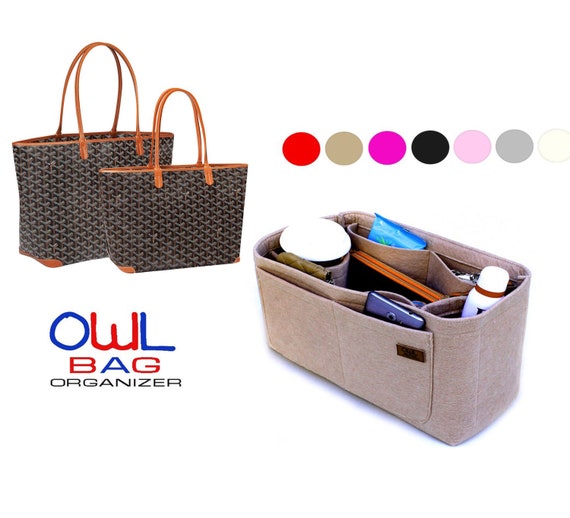 St Louis GM Organizer] Felt Purse Insert, Bag in Bag, Customized Tote