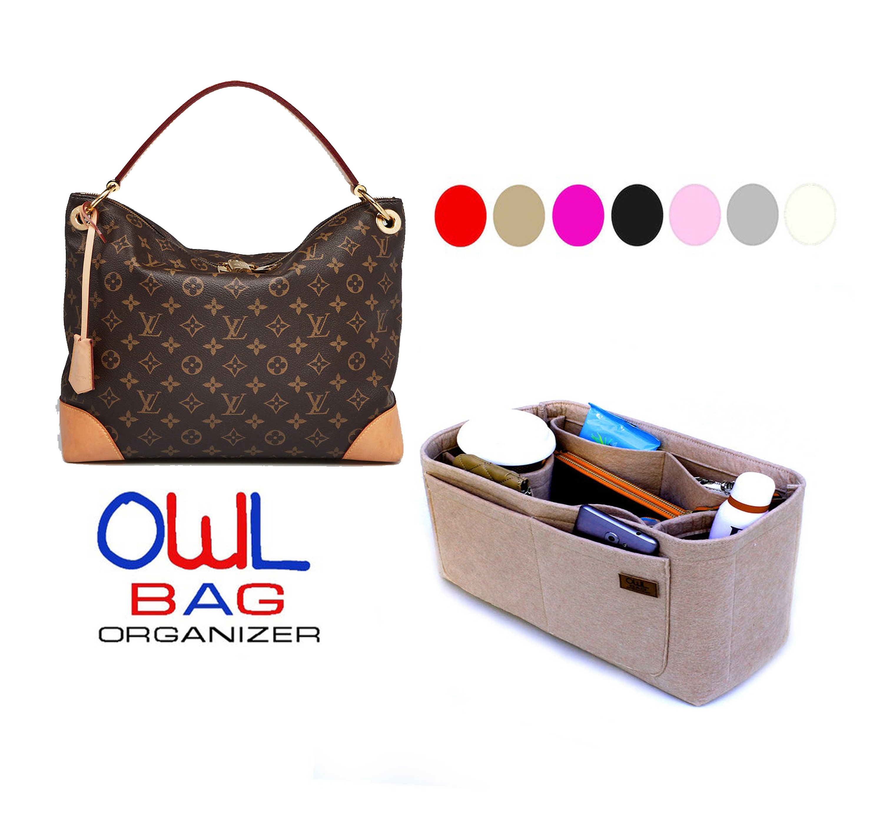  Purse organizer for LV backpack MONTSOURIS BB small backpack  liner insert3057coffee-S : Clothing, Shoes & Jewelry