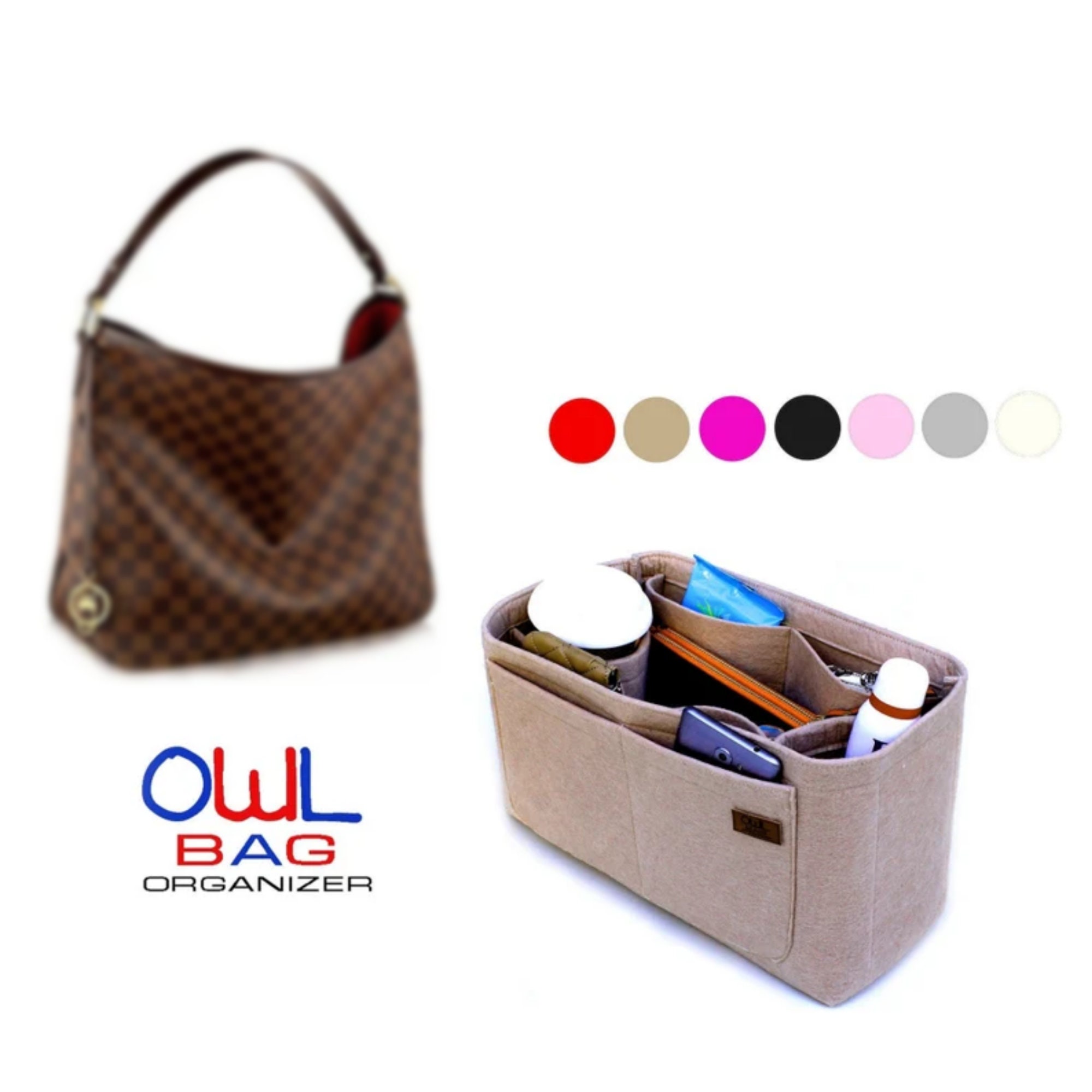 1-50/ LV-Delightful-PM1) Bag Organizer for LV Delightful PM - SAMORGA®  Perfect Bag Organizer