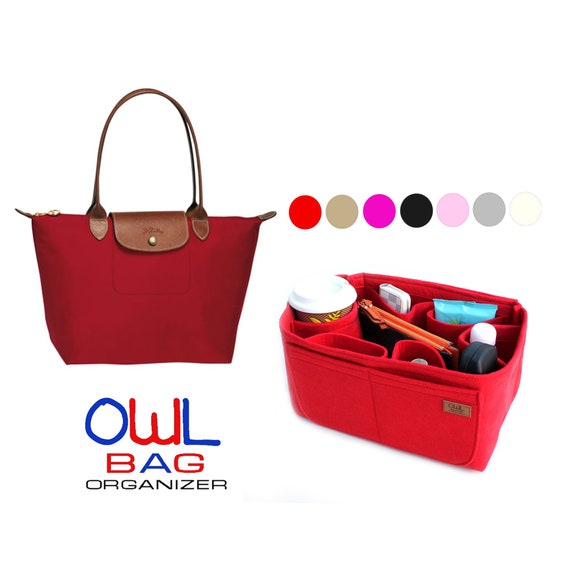 Purse Organizer Insert, Felt Bag organizer with zipper, Handbag & Tote  Shaper, Fit LV Speedy, Neverfull, Longchamp, Tote - AliExpress