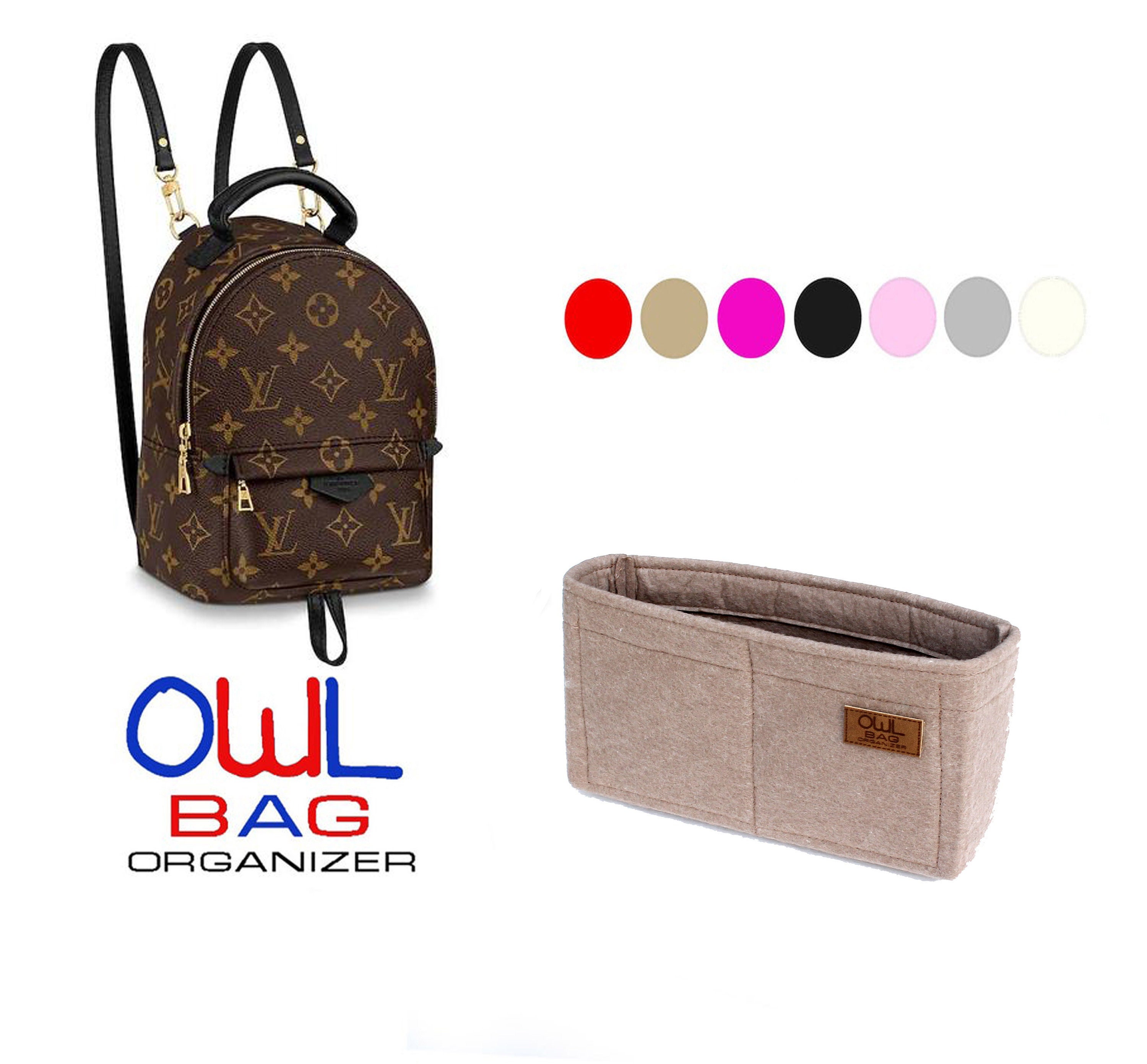  Bag Organizer for LV Palm Springs Mini Backpack - Premium Felt  (Handmade/20 Colors) : Handmade Products