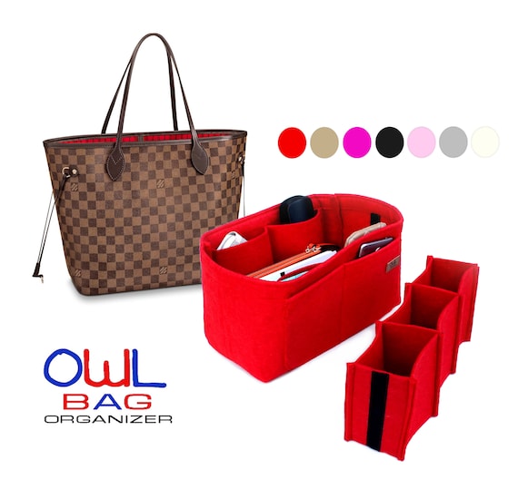 Tote Bag Organizer For Louis Vuitton Neverfull MM Bag with Single Bott