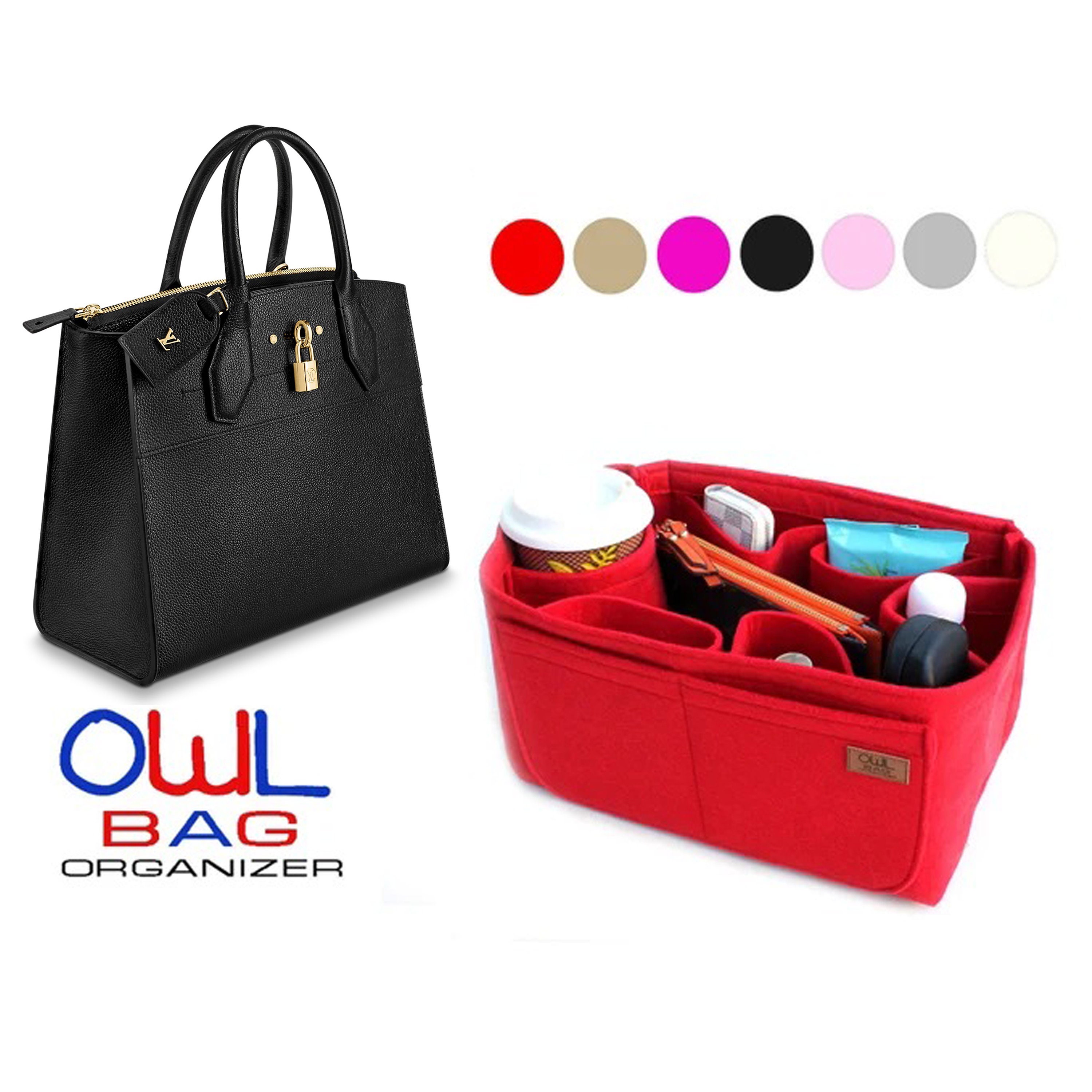 1-34/ LV-City-Steamer-MM-U) Bag Organizer for LV City Steamer MM - SAMORGA®  Perfect Bag Organizer