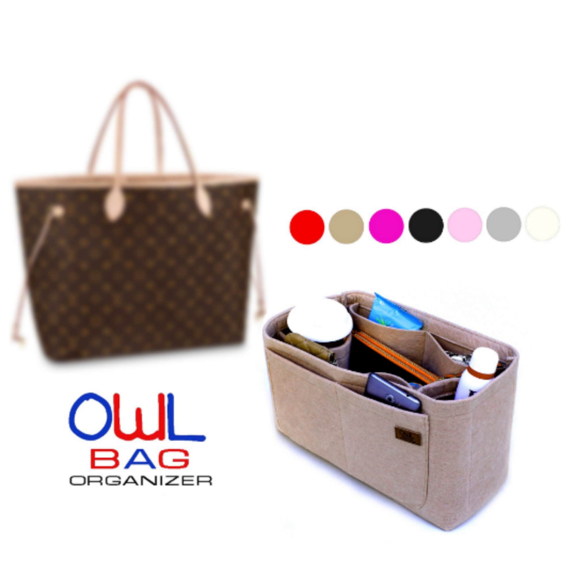 Premium + Handbag Liner for Louis Vuitton Neverfull MM – Enni's Collection
