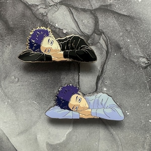Sleepy Hero Boy enamel pin