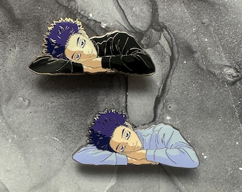 Sleepy Hero Boy enamel pin