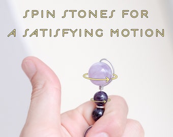 髪と皮膚の刺激をサポートするアメジスト刺激玩具 | クリスタルローラーフィジェットトイとスピナー